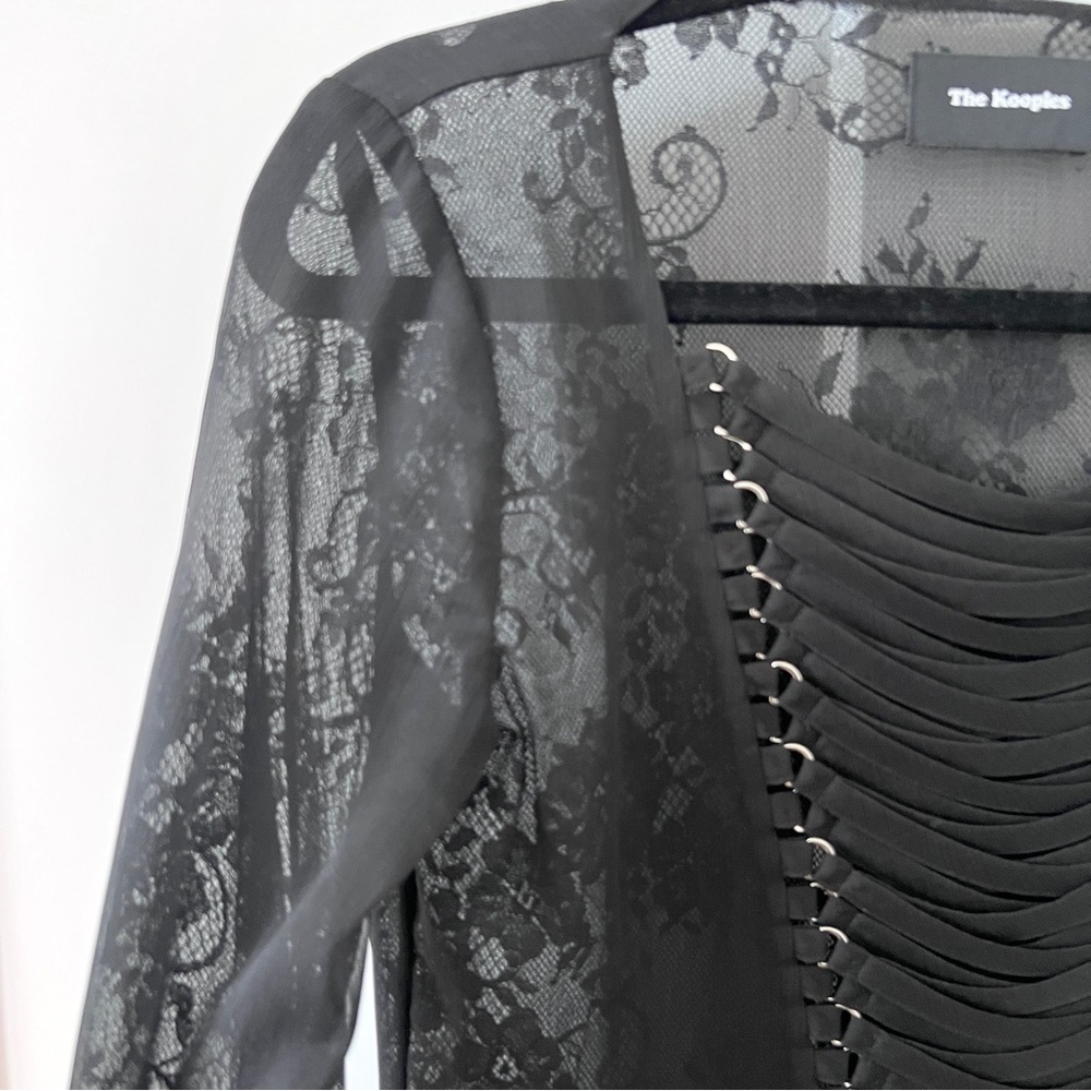 The Kooples Long Sleeve Lace Blouse - Picture 4 of 6